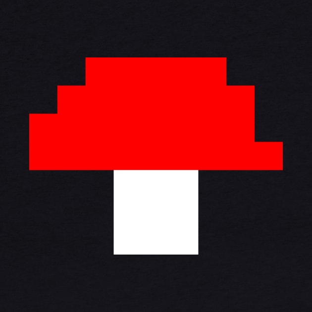 Tiny pixel mushroom by Bee-